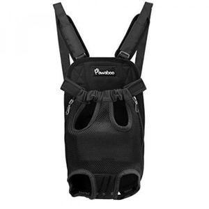 Pawaboo Adjustable Pet Carrier - Black Size Large